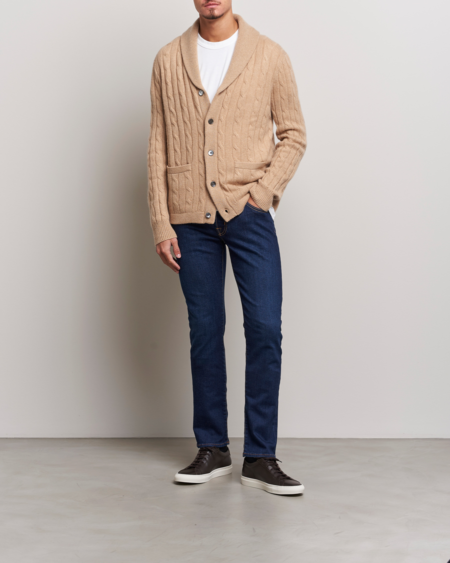 Hombres | Vaqueros | Jacob Cohën | Nick Slim Fit Stretch Jeans Mid Blue