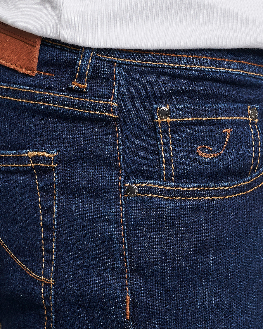 Hombres | Vaqueros | Jacob Cohën | Nick Slim Fit Stretch Jeans Mid Blue