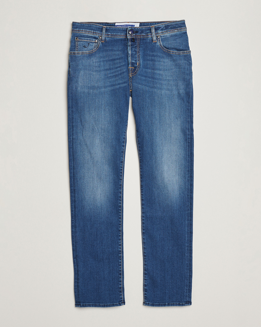 Hombres | Vaqueros | Jacob Cohën | Nick Slim Fit Stretch Jeans Blue