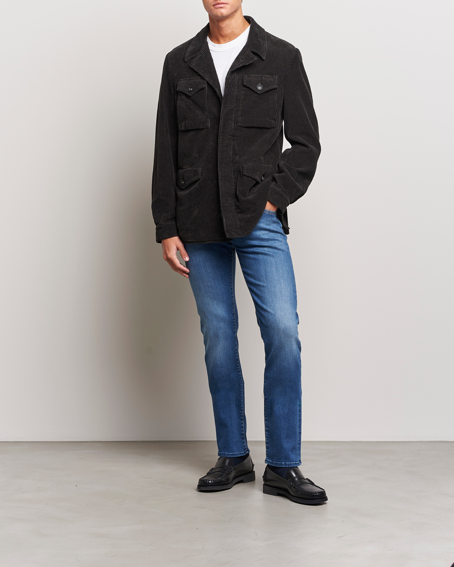 Hombres | Vaqueros | Jacob Cohën | Nick Slim Fit Stretch Jeans Blue