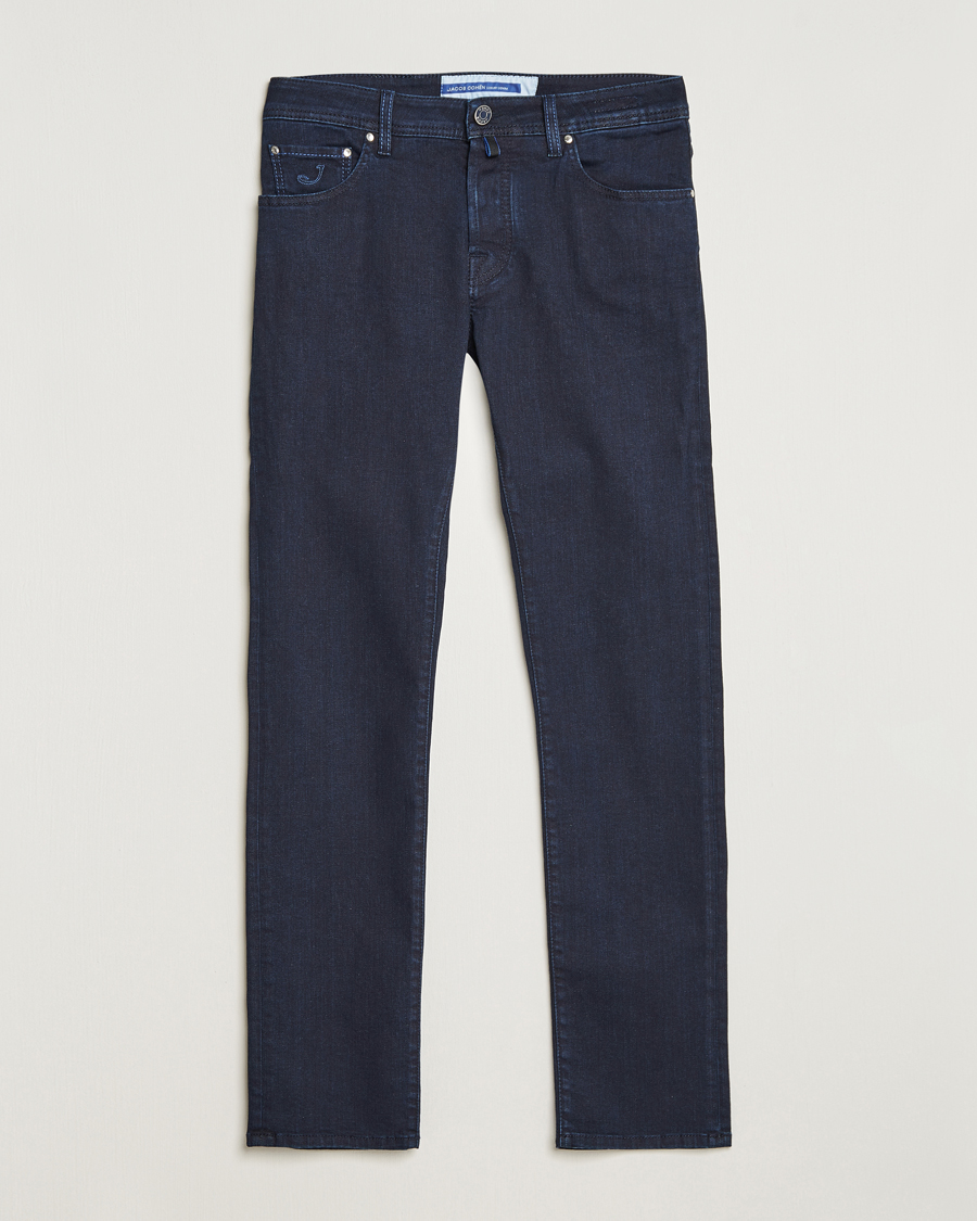 Hombres | Vaqueros | Jacob Cohën | Nick Slim Fit Stretch Jeans Blue Black