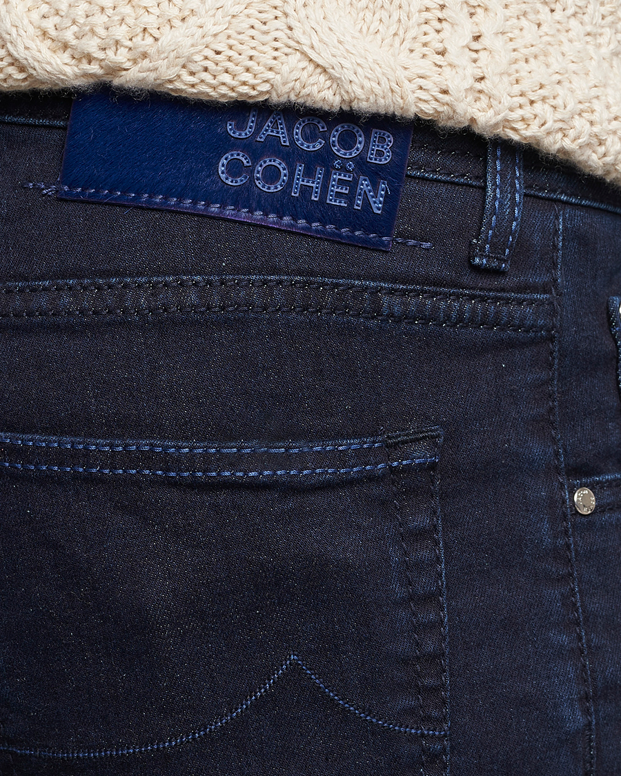 Hombres | Vaqueros | Jacob Cohën | Nick Slim Fit Stretch Jeans Blue Black