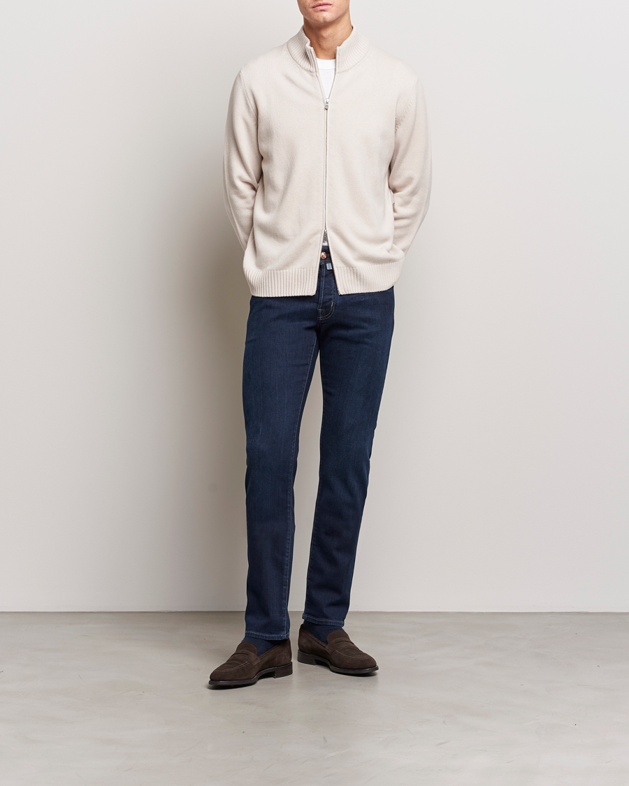 Hombres | Vaqueros | Jacob Cohën | Nick Slim Fit Stretch Jeans Dark Blue