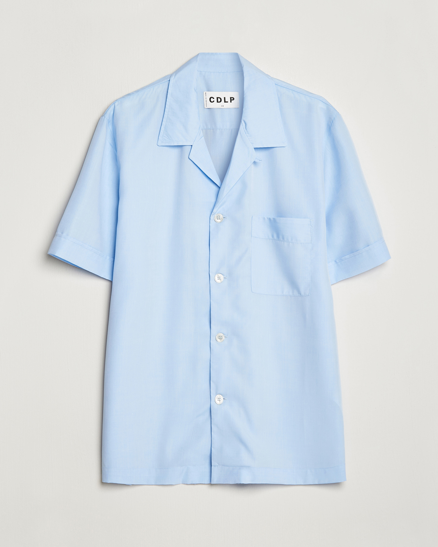 Hombres | Pijamas y batas | CDLP | Short Sleeve Pyjama Shirt Sky Blue