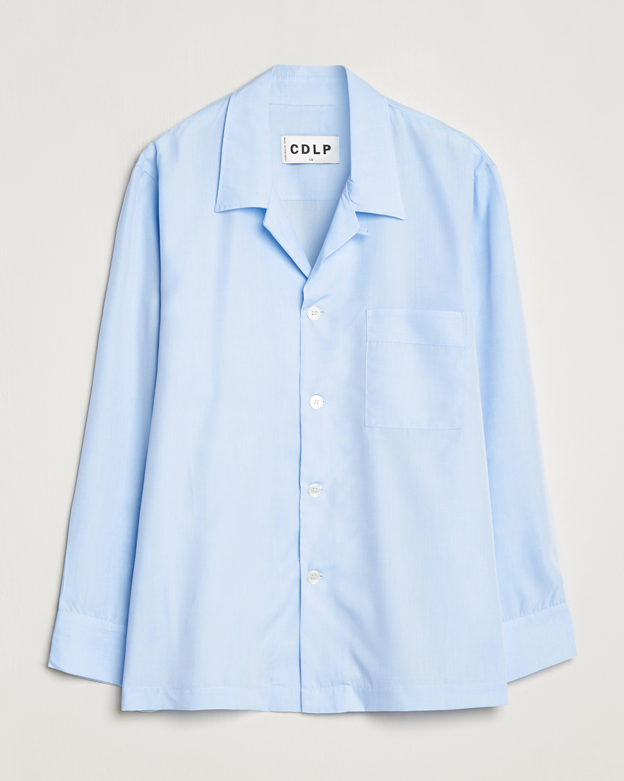 Hombres | Pijamas y batas | CDLP | Long Sleeve Pyjama Shirt Sky Blue