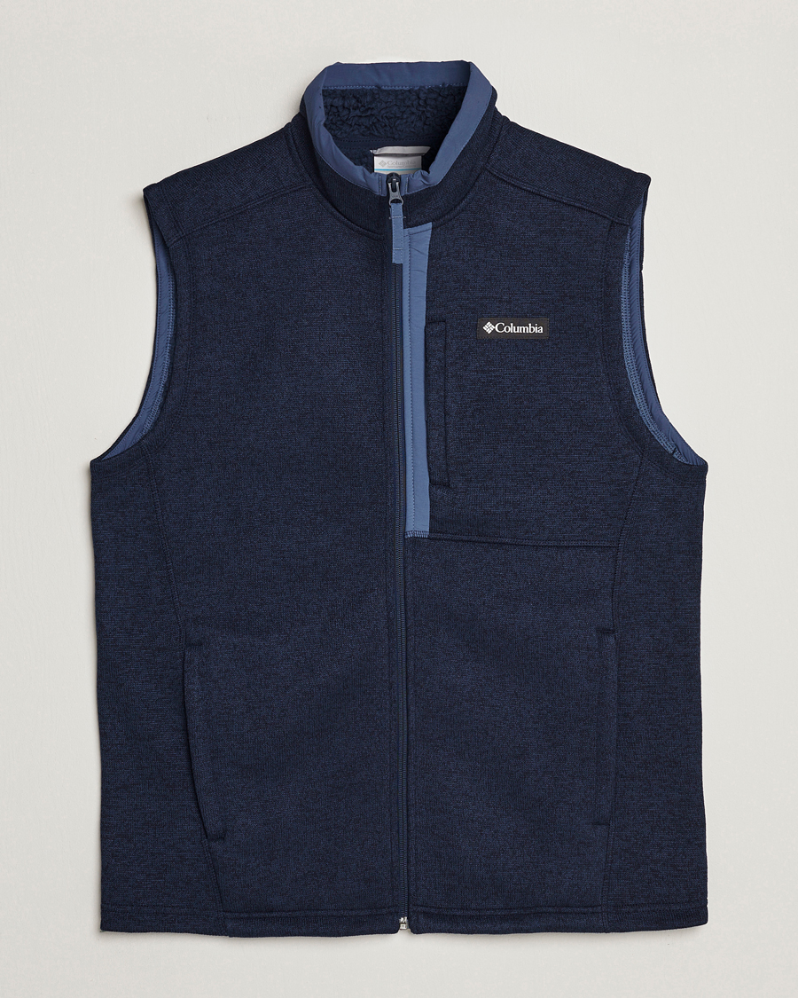 Hombres | Jerséis y prendas de punto | Columbia | Sweater Weather Fleece Vest Navy Heather