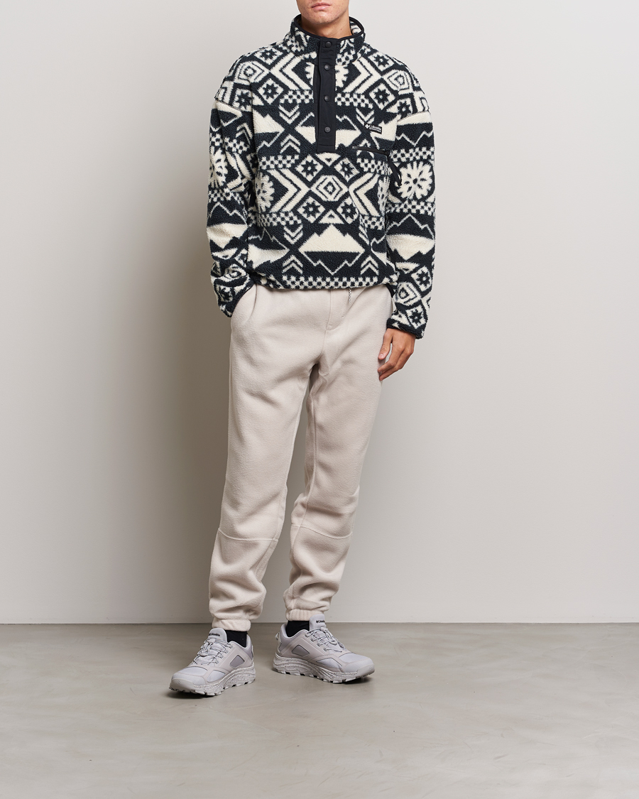 Hombres | Jerséis y prendas de punto | Columbia | Helvetia Half Snap Fleece Black Checkered