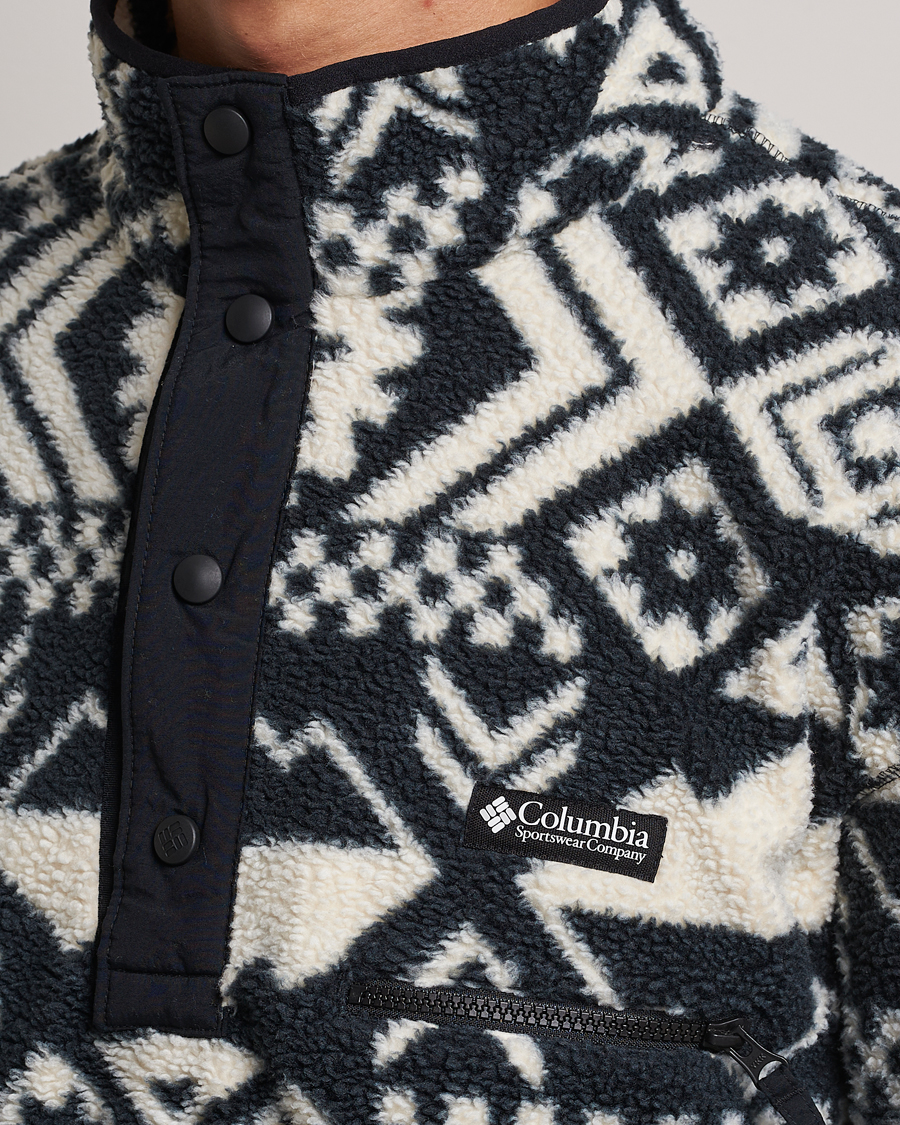 Hombres | Jerséis y prendas de punto | Columbia | Helvetia Half Snap Fleece Black Checkered