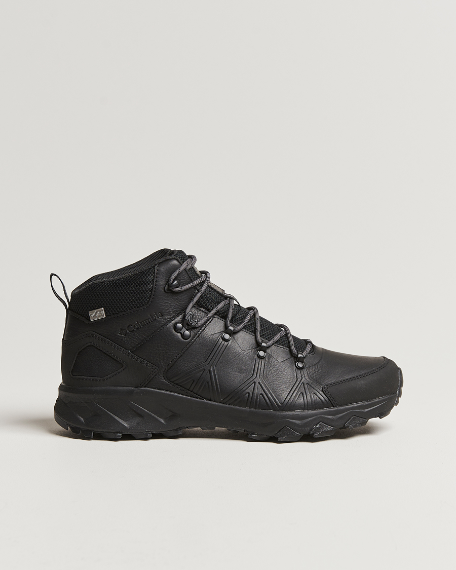 Hombres | Columbia Peakfreak II Mid Outdry Leather Sneaker Black | Columbia | Peakfreak II Mid Outdry Leather Sneaker Black