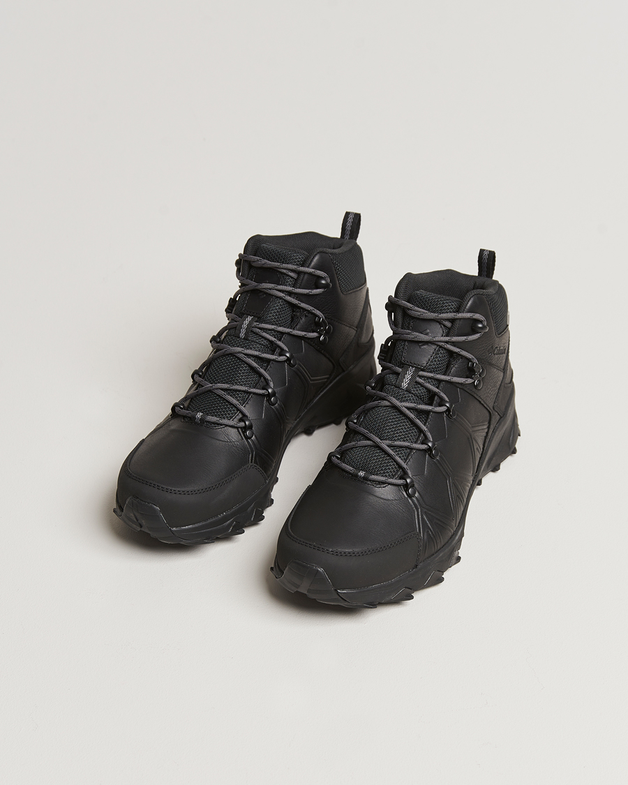 Hombres | Columbia Peakfreak II Mid Outdry Leather Sneaker Black | Columbia | Peakfreak II Mid Outdry Leather Sneaker Black