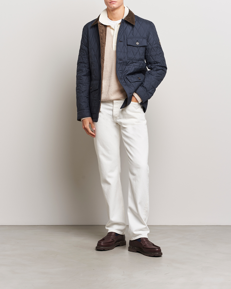 Hombres | Abrigos y chaquetas | Morris | Thornhill Quilted Jacket Navy