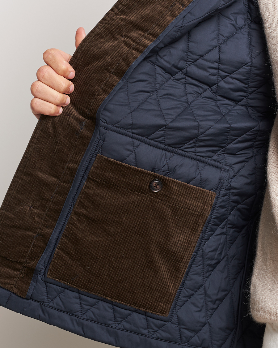 Hombres | Abrigos y chaquetas | Morris | Thornhill Quilted Jacket Navy