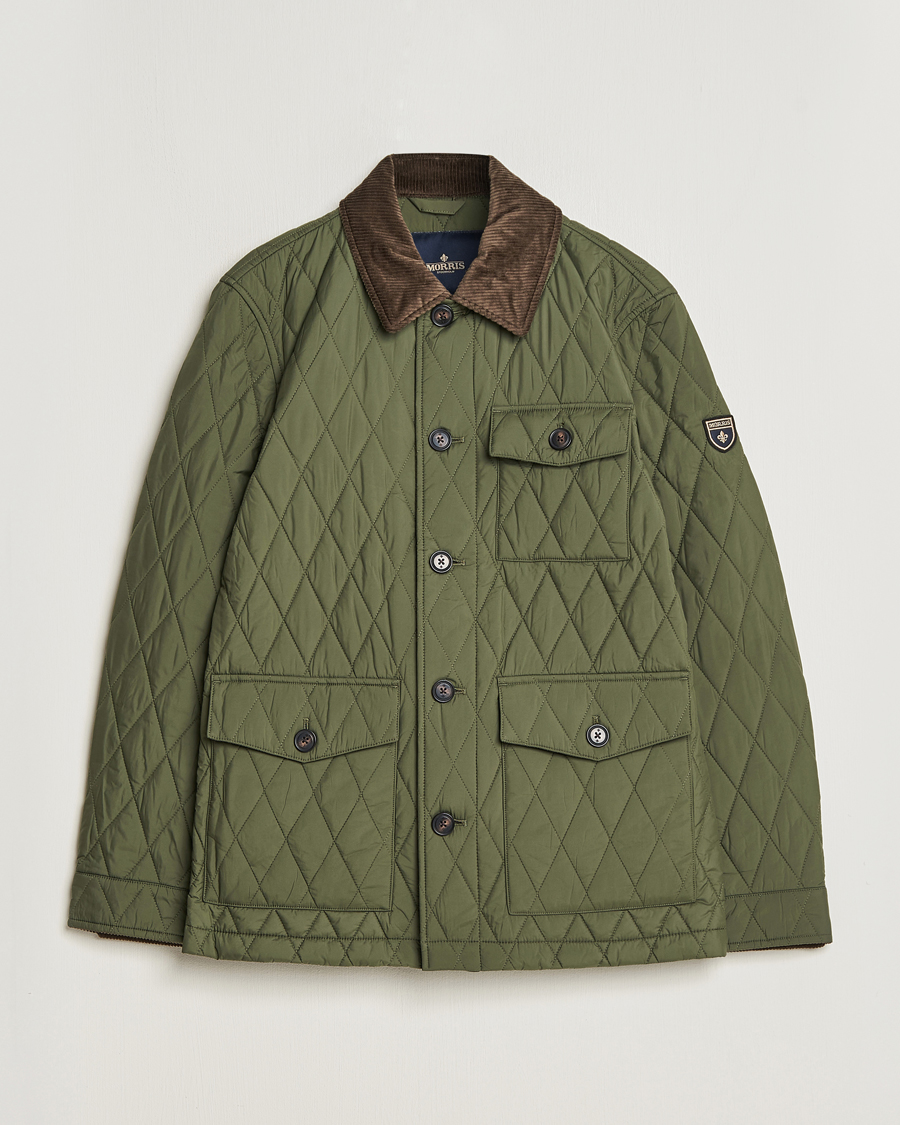 Hombres | Abrigos y chaquetas | Morris | Thornhill Quilted Jacket Olive