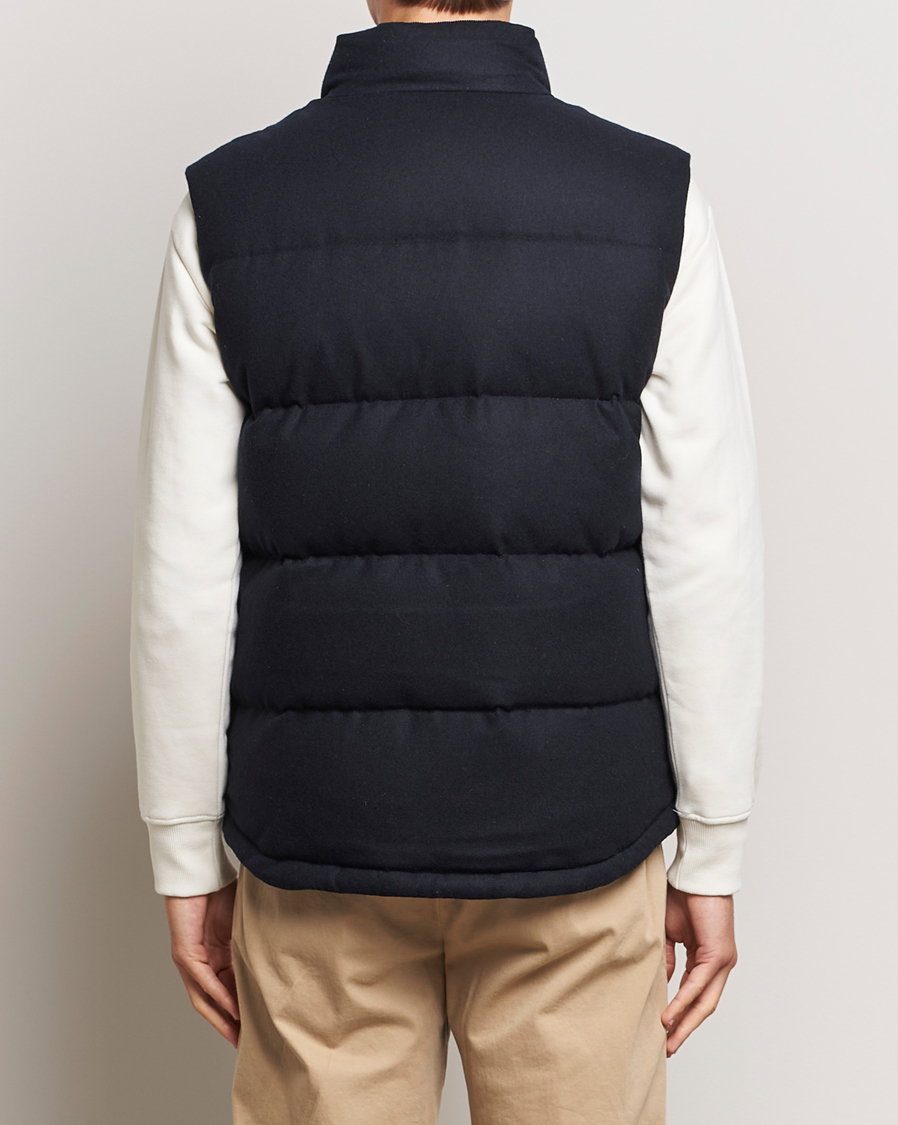 Hombres | Abrigos y chaquetas | Morris | Alston Wool Flanell Vest Blue