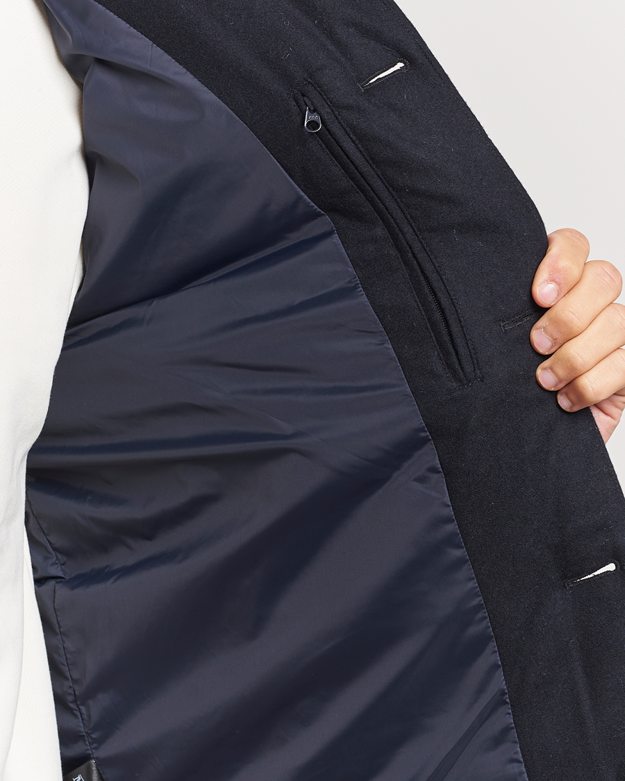 Hombres | Abrigos y chaquetas | Morris | Alston Wool Flanell Vest Blue