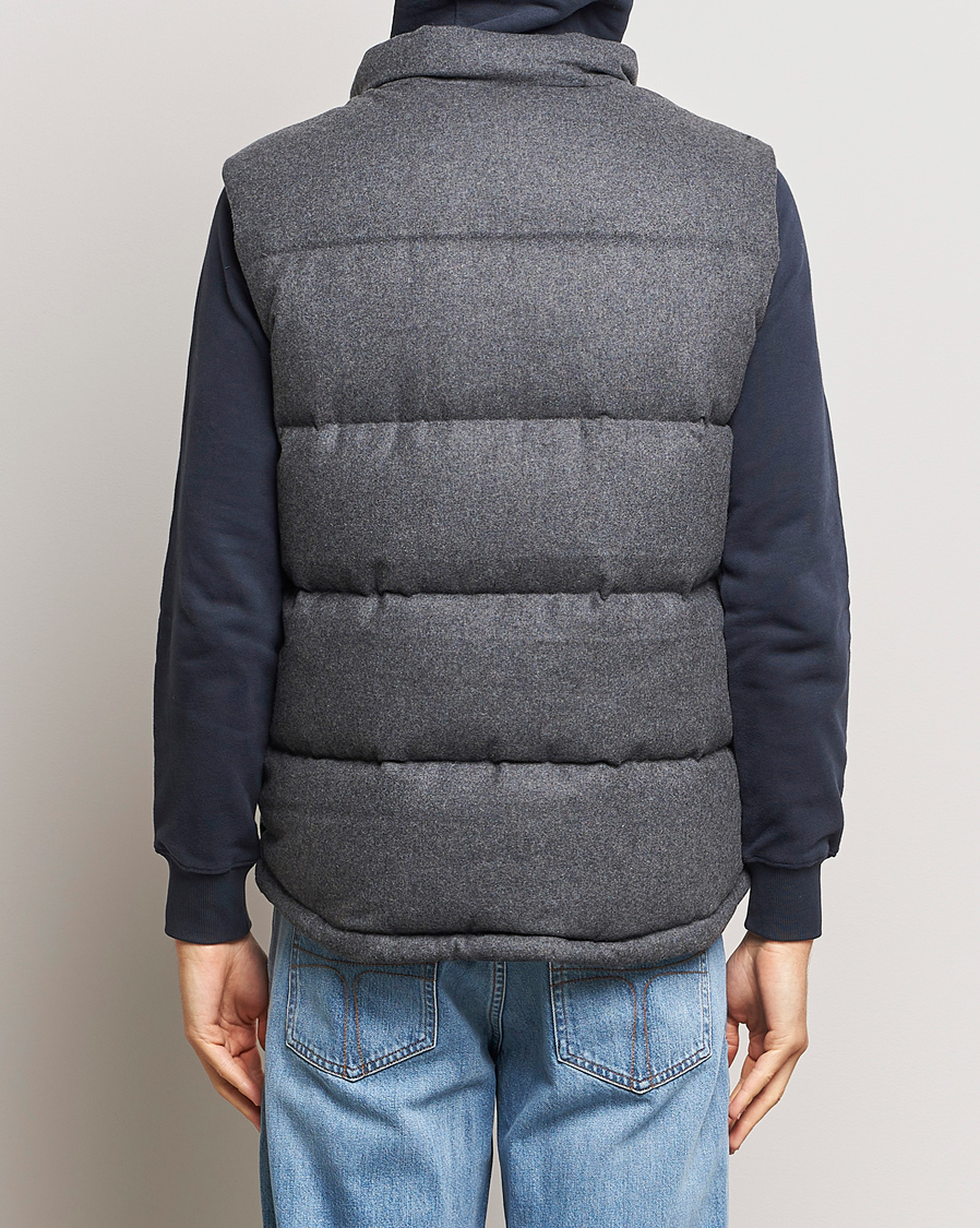 Hombres | Abrigos y chaquetas | Morris | Alston Wool Flanell Vest Grey
