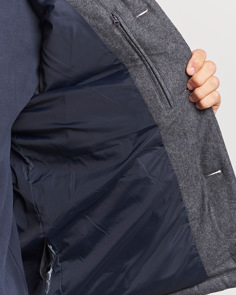 Hombres | Abrigos y chaquetas | Morris | Alston Wool Flanell Vest Grey