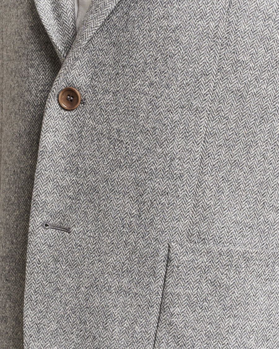 Hombres | Blazers | Morris | Archie Herringbone Blazer Grey