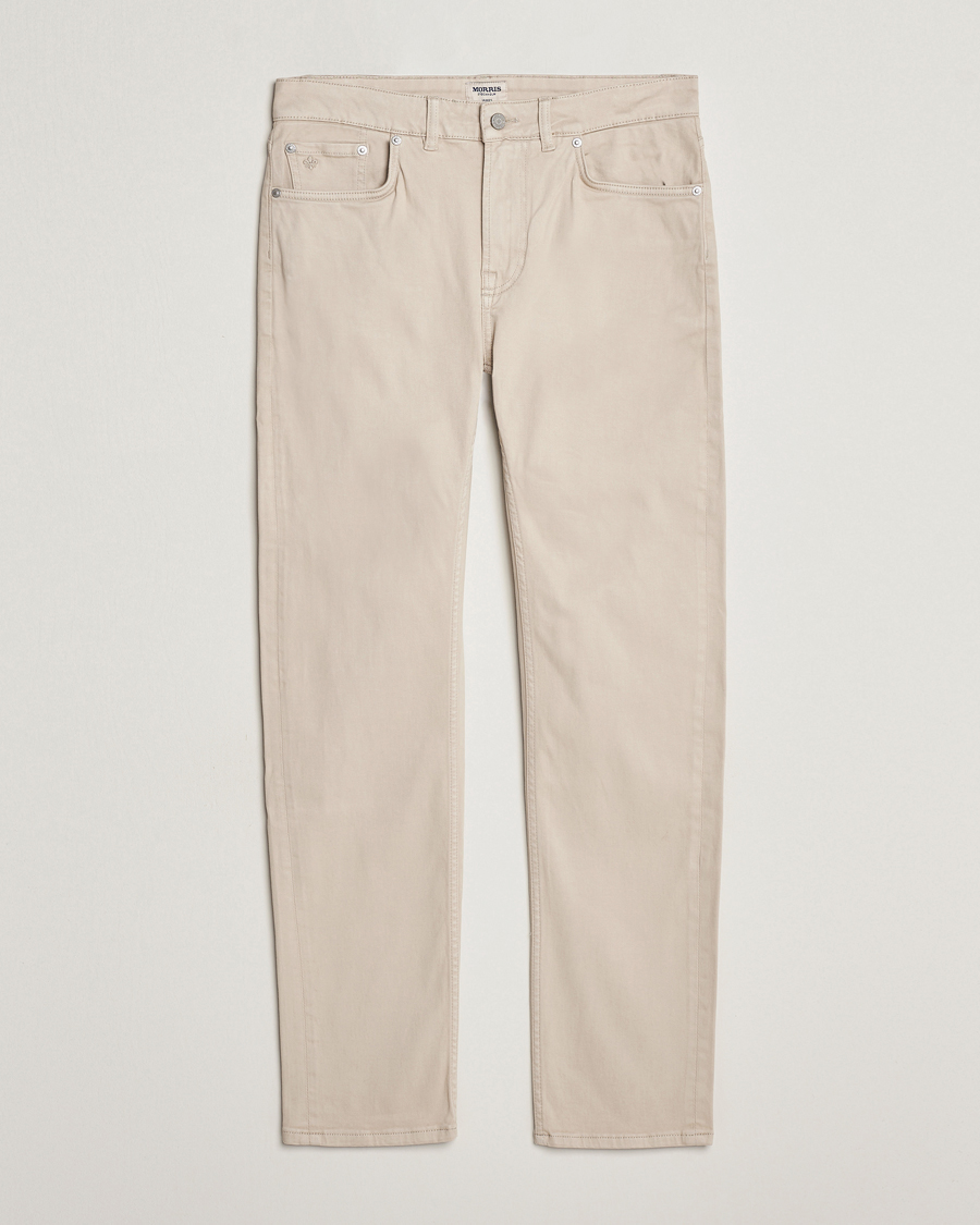 Hombres | Pantalones | Morris | James Brushed 5-Pocket Pant Khaki