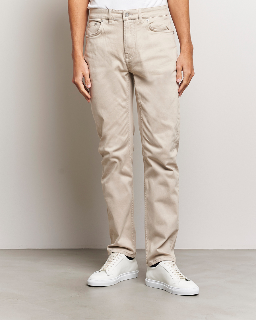 Hombres | Pantalones | Morris | James Brushed 5-Pocket Pant Khaki