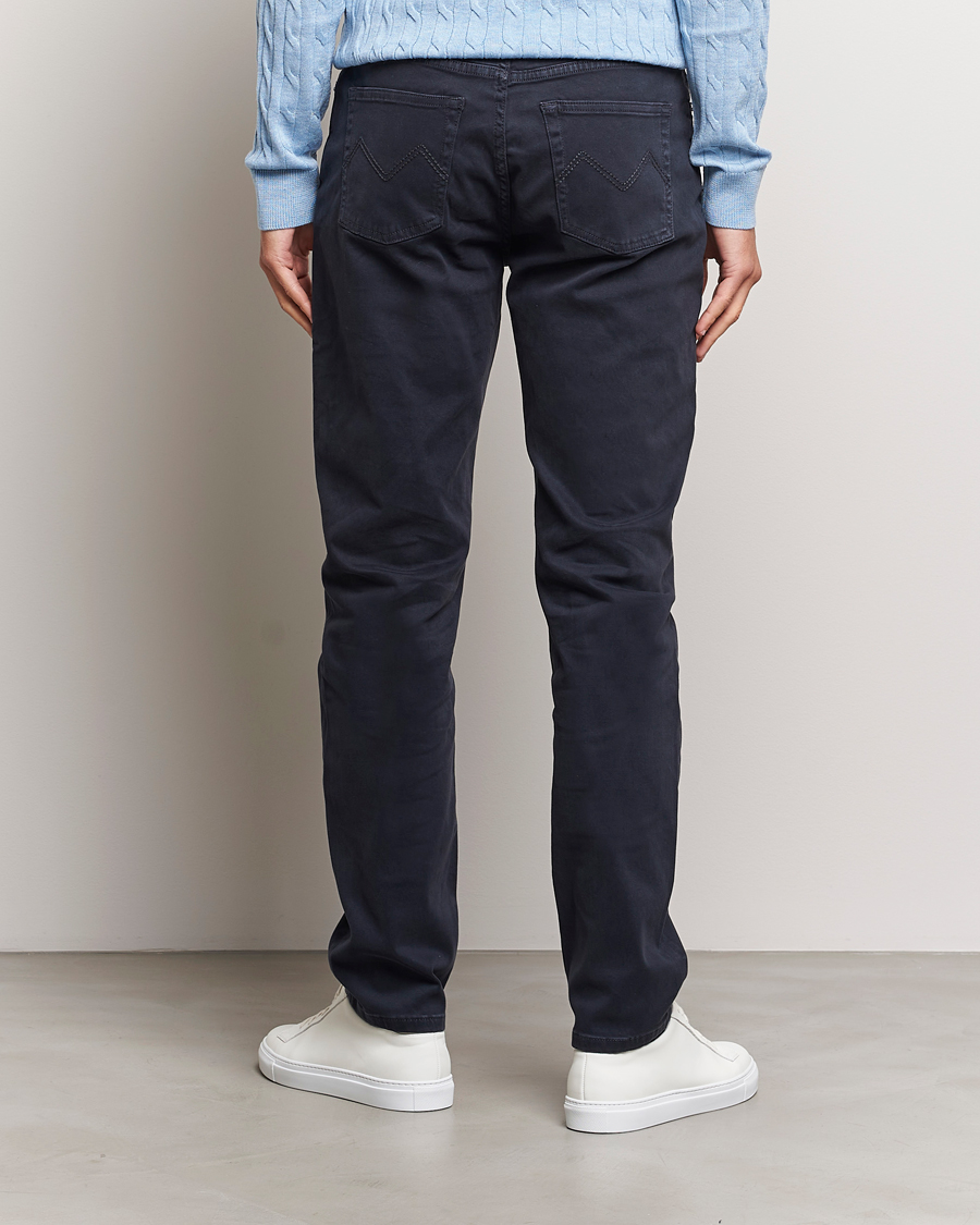 Hombres | Pantalones | Morris | James Brushed 5-Pocket Pant Blue