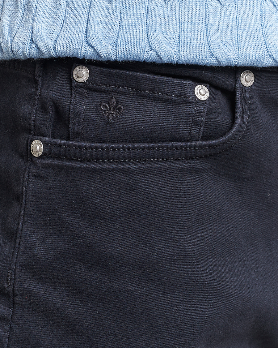 Hombres | Pantalones | Morris | James Brushed 5-Pocket Pant Blue