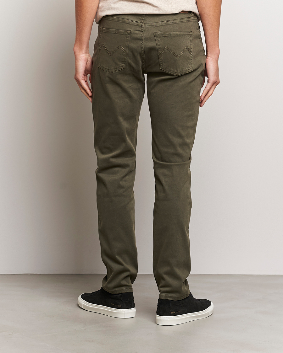 Hombres | Pantalones | Morris | James Brushed 5-Pocket Pant Olive