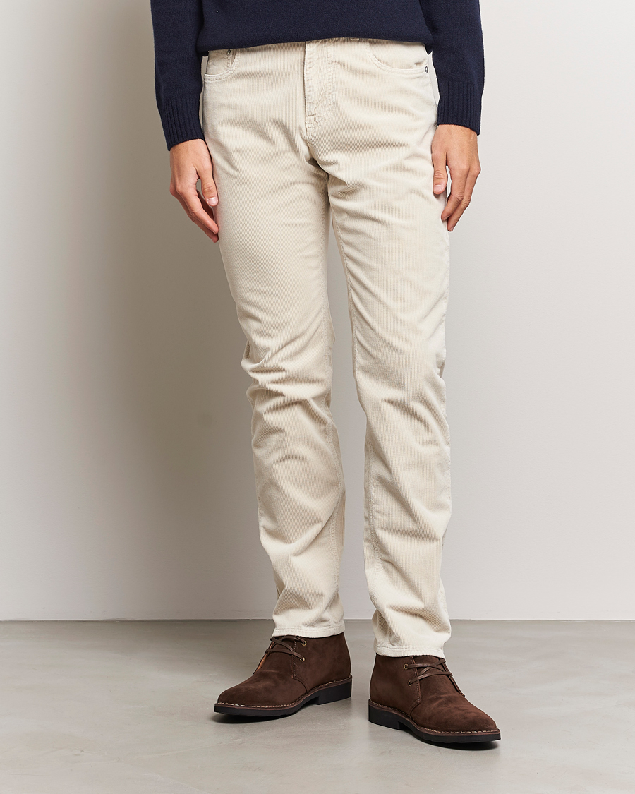 Hombres | Pantalones | Morris | James Corduroy 5-Pocket Pant Off White