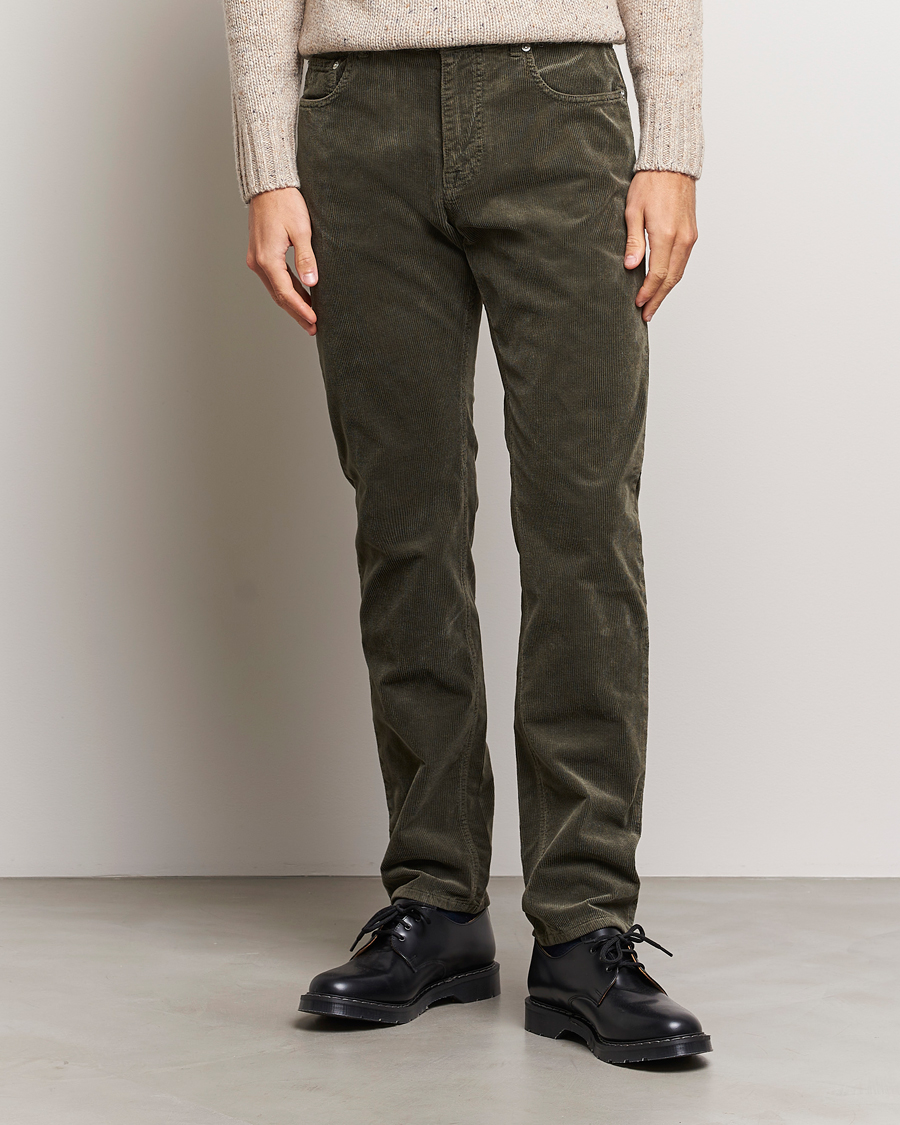 Hombres | Pantalones | Morris | James Corduroy 5-Pocket Pant Olive
