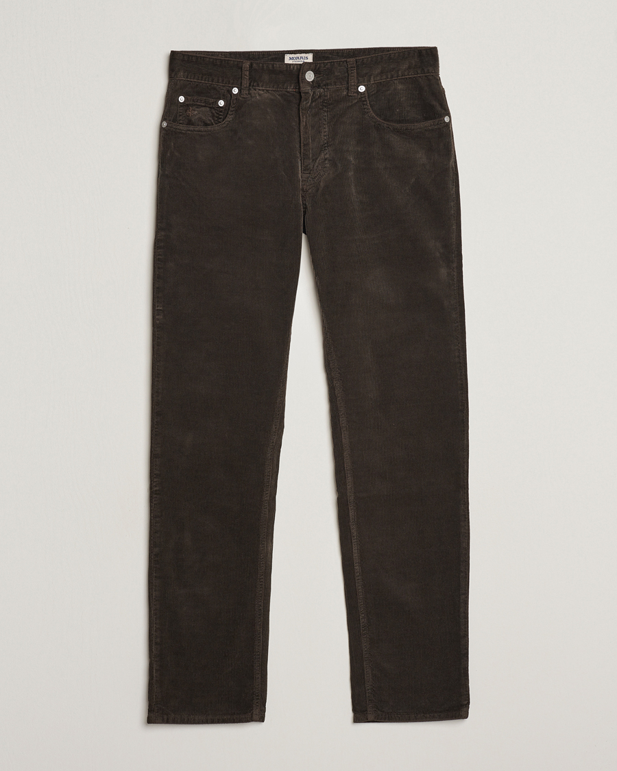 Hombres | Pantalones | Morris | James Corduroy 5-Pocket Pant Dark Brown