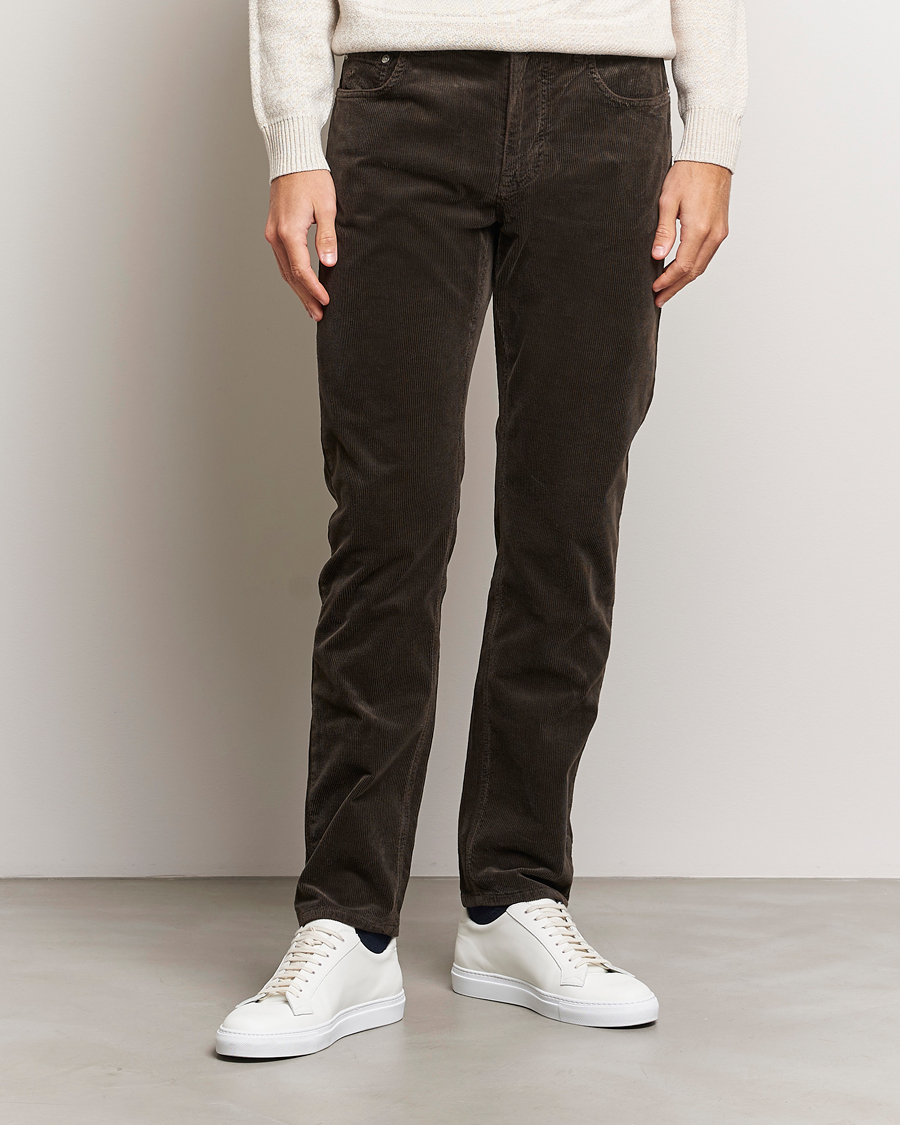 Hombres | Pantalones | Morris | James Corduroy 5-Pocket Pant Dark Brown