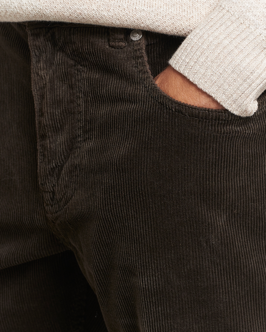 Hombres | Pantalones | Morris | James Corduroy 5-Pocket Pant Dark Brown