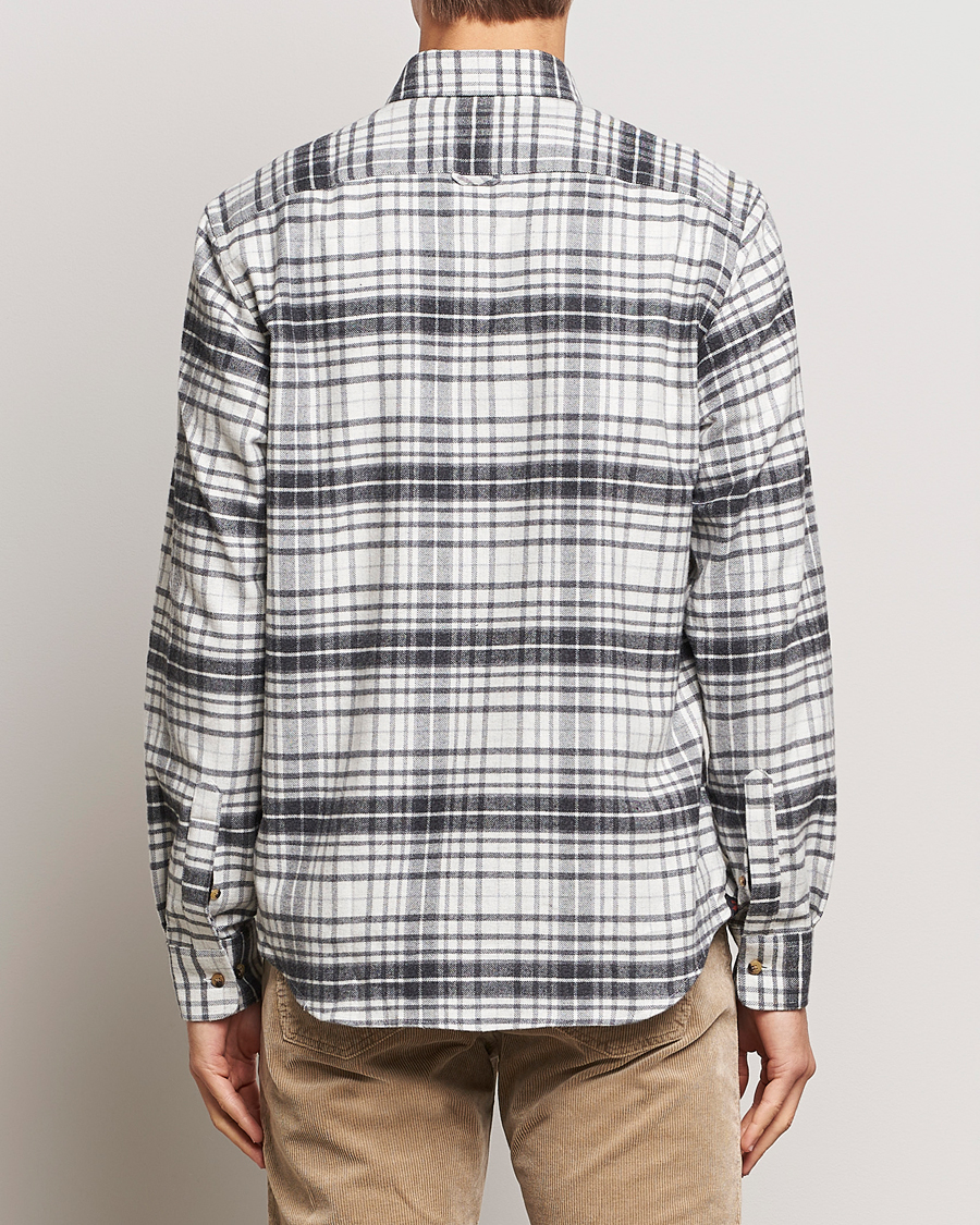 Hombres | Camisas | Morris | Flanell Big Check Shirt Grey