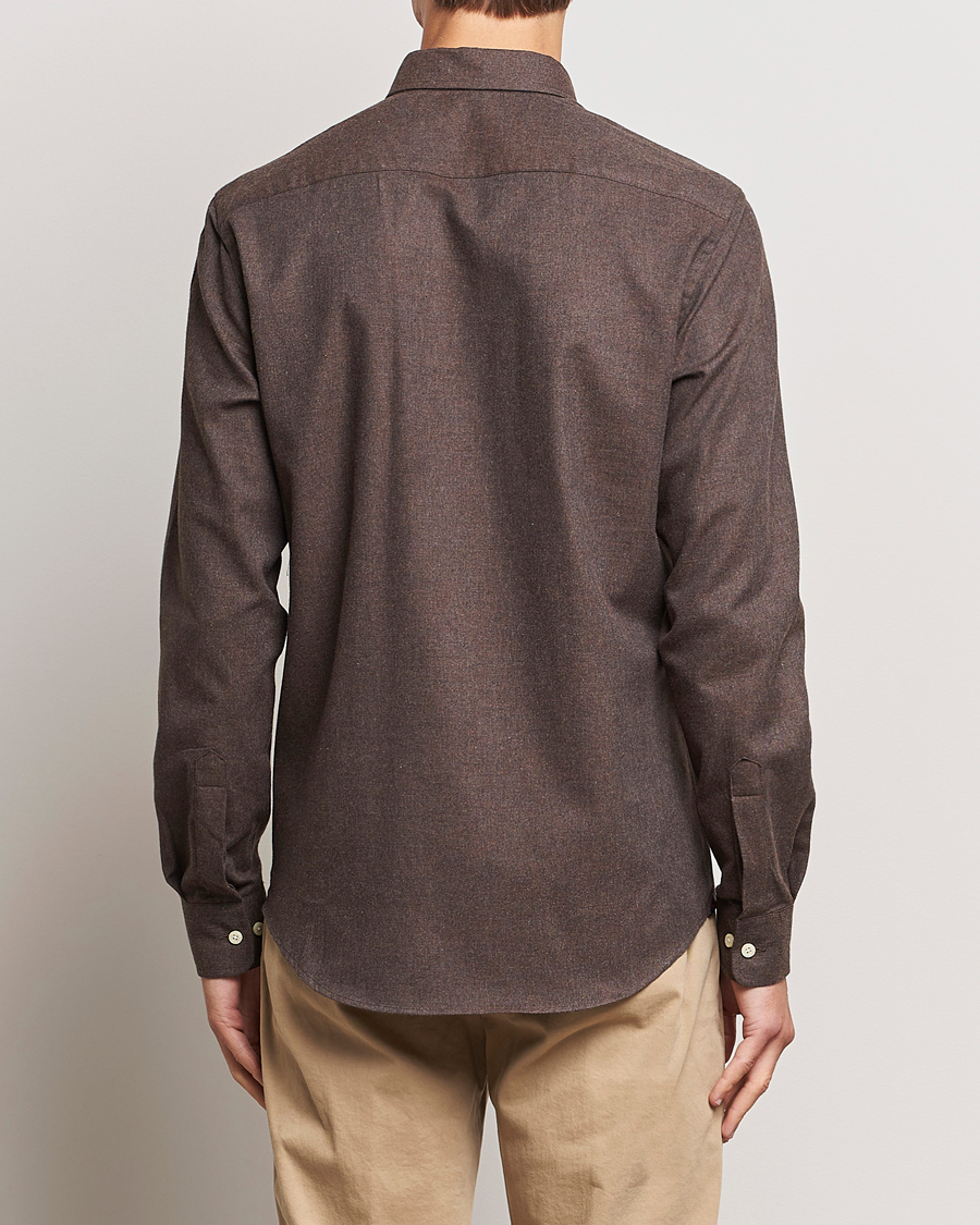 Hombres | Camisas | Morris | Watts Flanell Shirt Brown