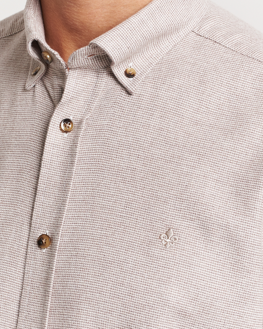 Hombres | Camisas | Morris | Flanell Check Shirt Khaki