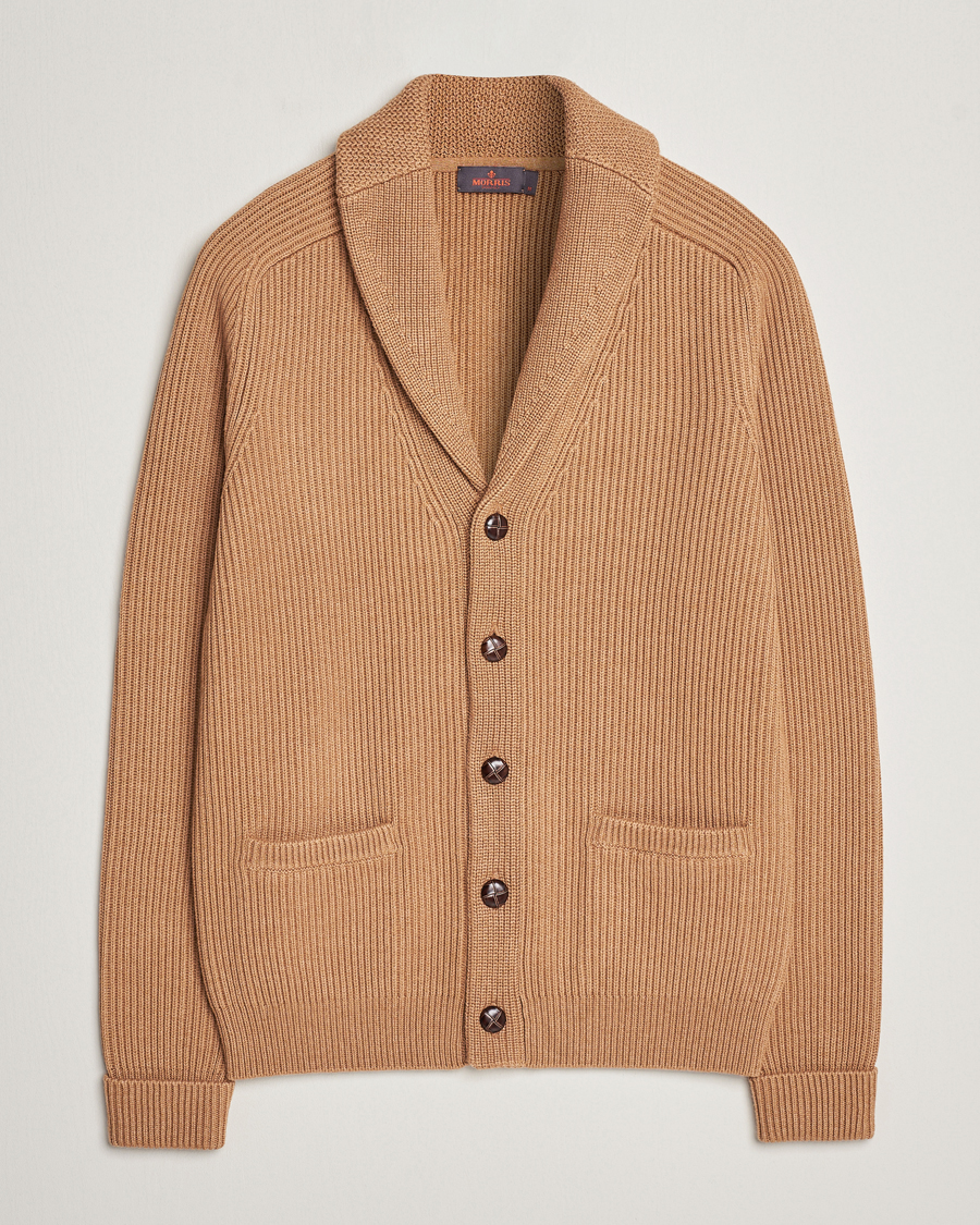 Hombres | Jerséis y prendas de punto | Morris | Brayden Shawl Cardigan Camel