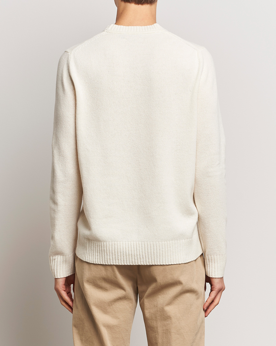 Hombres | Jerséis y prendas de punto | Morris | Newton Crew Neck Off White