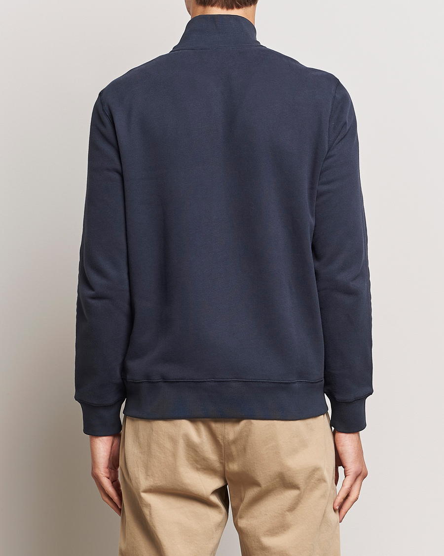 Hombres | Jerséis y prendas de punto | Morris | Warren Sweat Zip Cardigan Old Blue