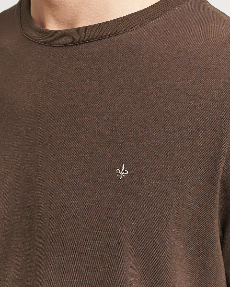 Hombres | Camisetas | Morris | James Crew Neck T-shirt Brown