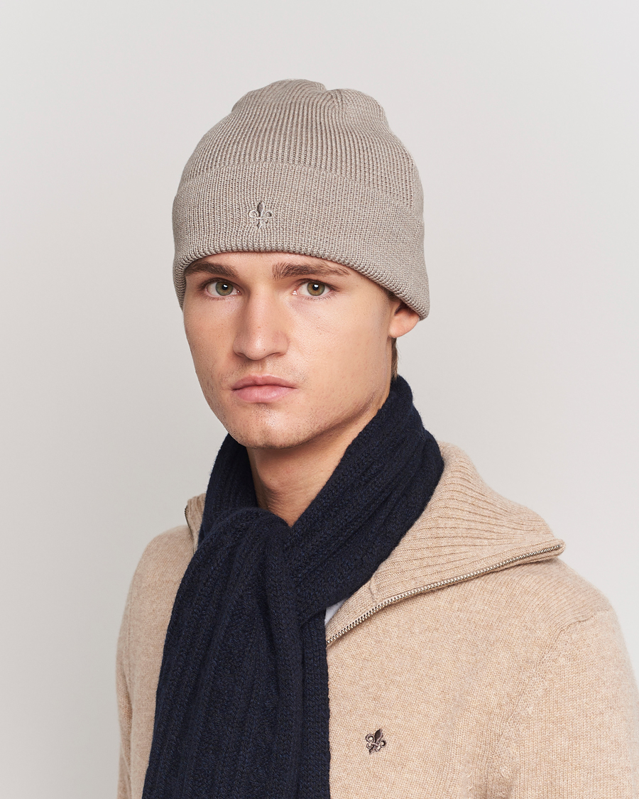 Hombres | Morris Wells Beanie Khaki | Morris | Wells Beanie Khaki