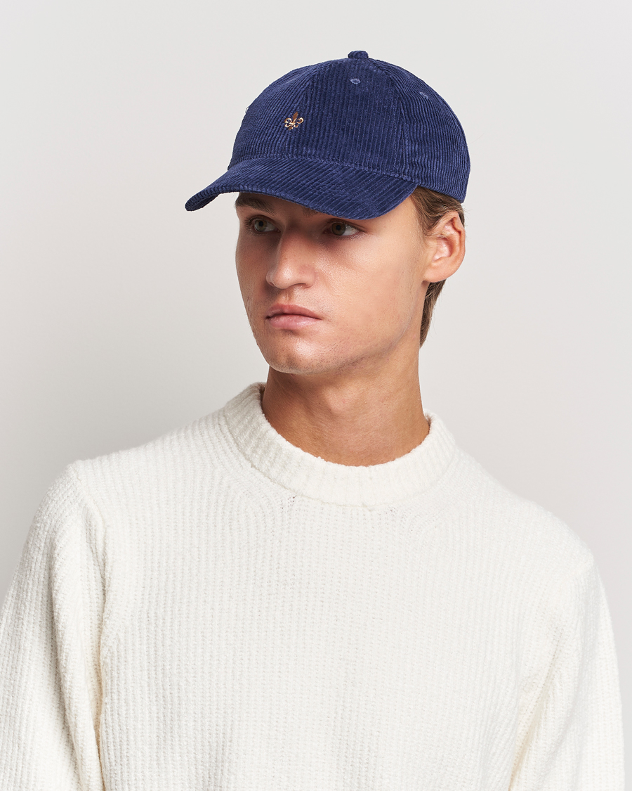 Hombres | Morris Lily Corduroy Cap Navy | Morris | Lily Corduroy Cap Navy