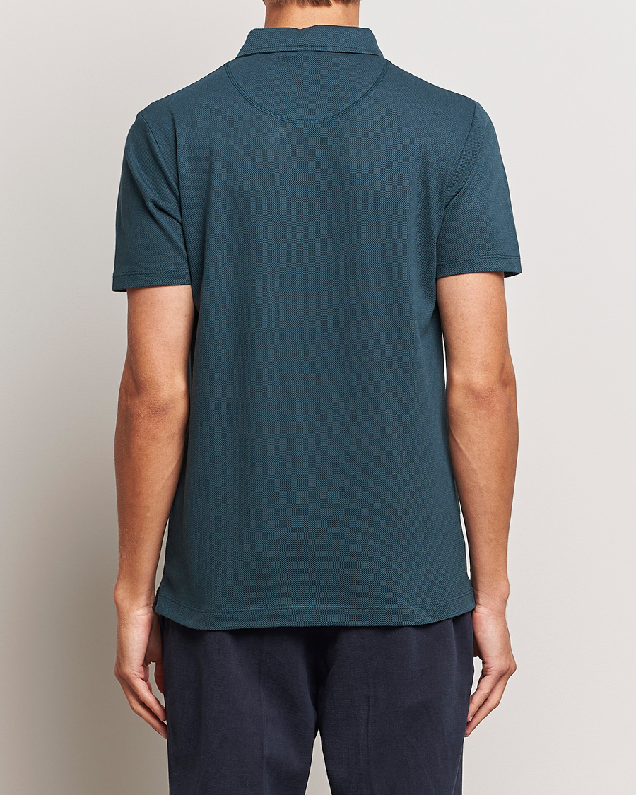 Hombres | Polos | Sunspel | Riviera Polo Shirt Peacock