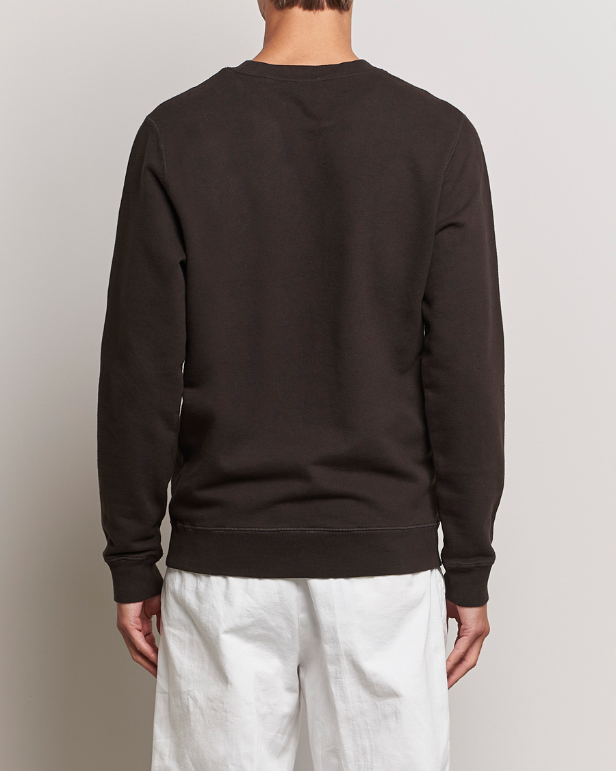 Hombres | Jerséis y prendas de punto | Sunspel | Loopback Sweatshirt Coffee