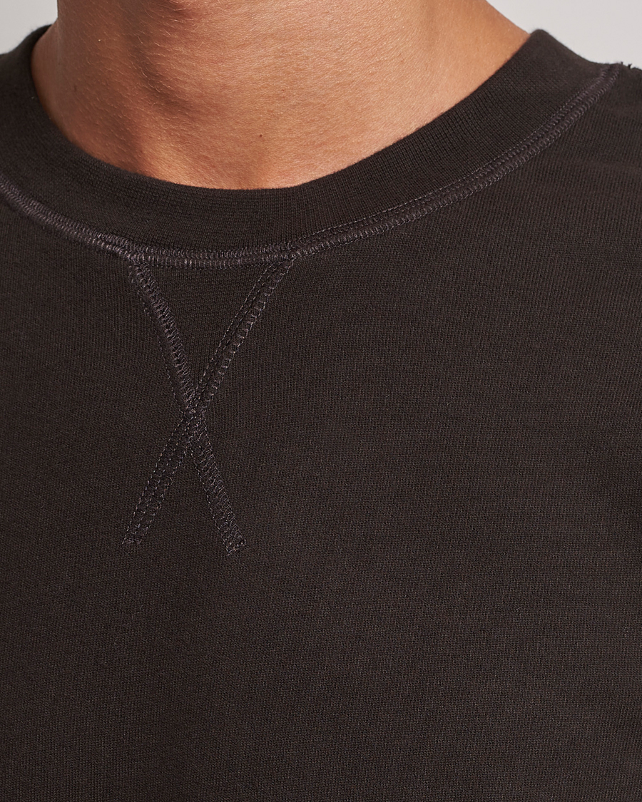 Hombres | Jerséis y prendas de punto | Sunspel | Loopback Sweatshirt Coffee