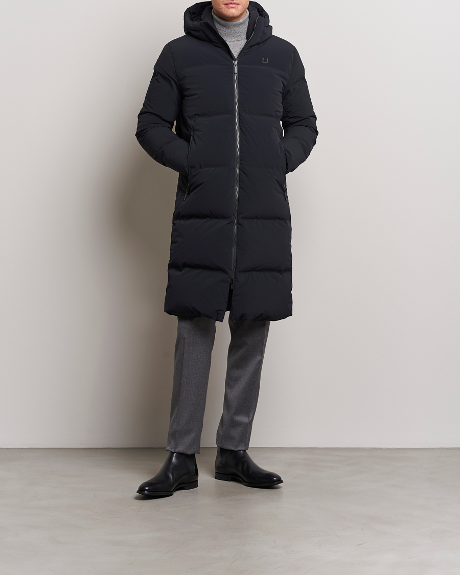 Hombres | Abrigos y chaquetas | UBR | Tycoon Padded Long Coat Black