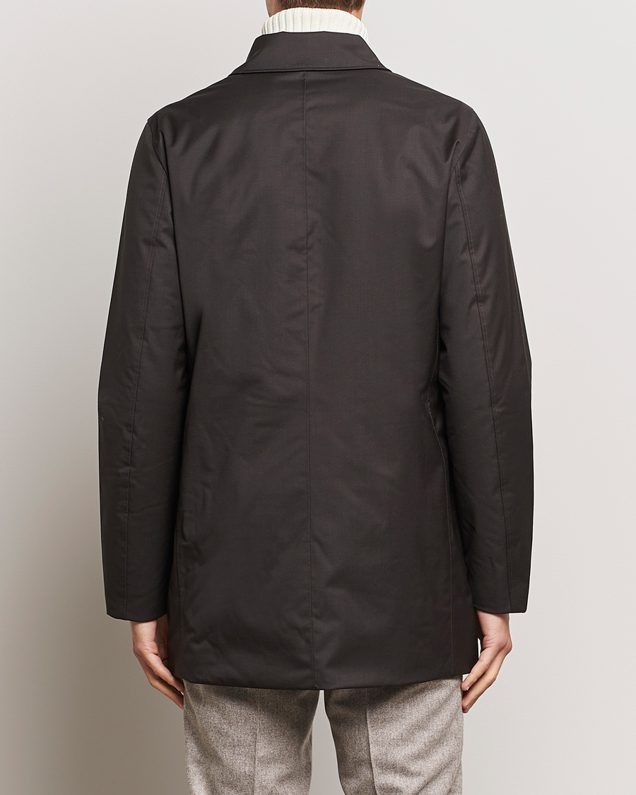 Hombres | Abrigos y chaquetas | UBR | Regulator Coat Savile Dark Brown Wool