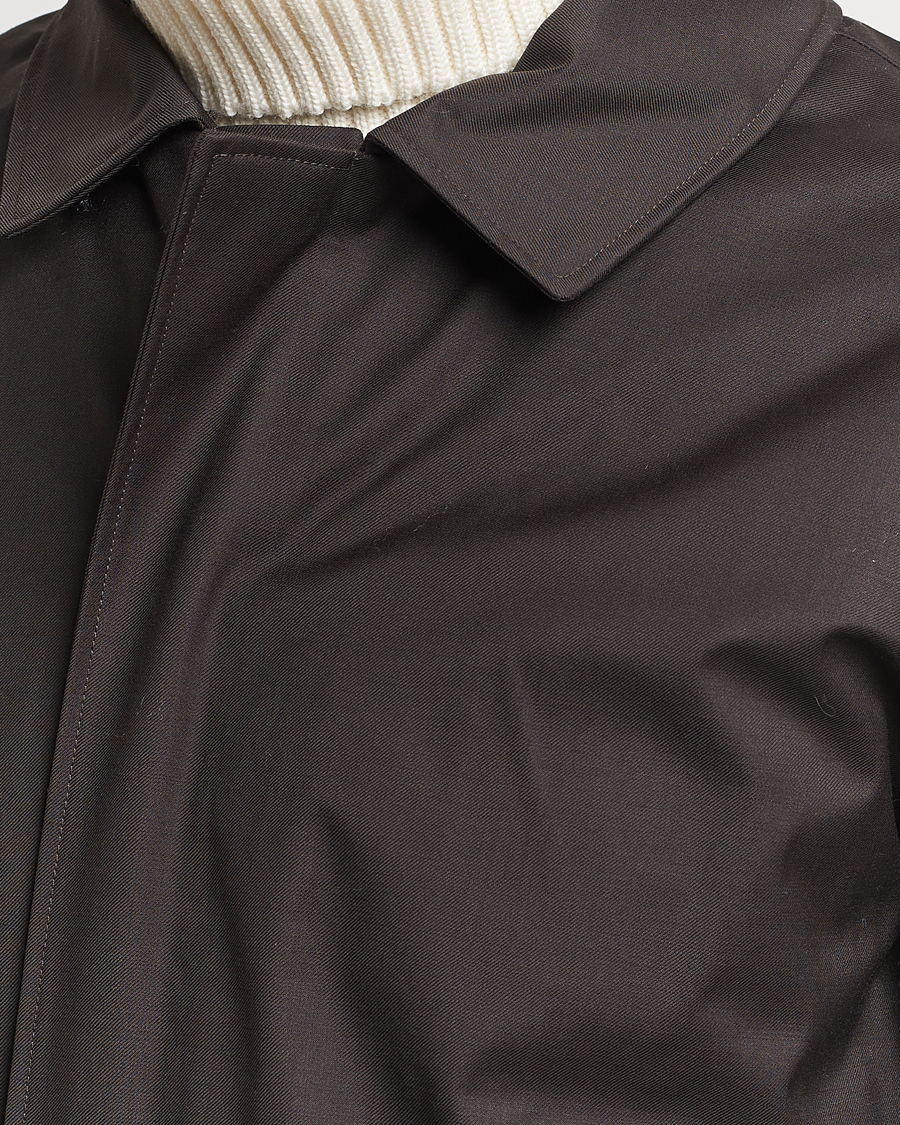 Hombres | Abrigos y chaquetas | UBR | Regulator Coat Savile Dark Brown Wool