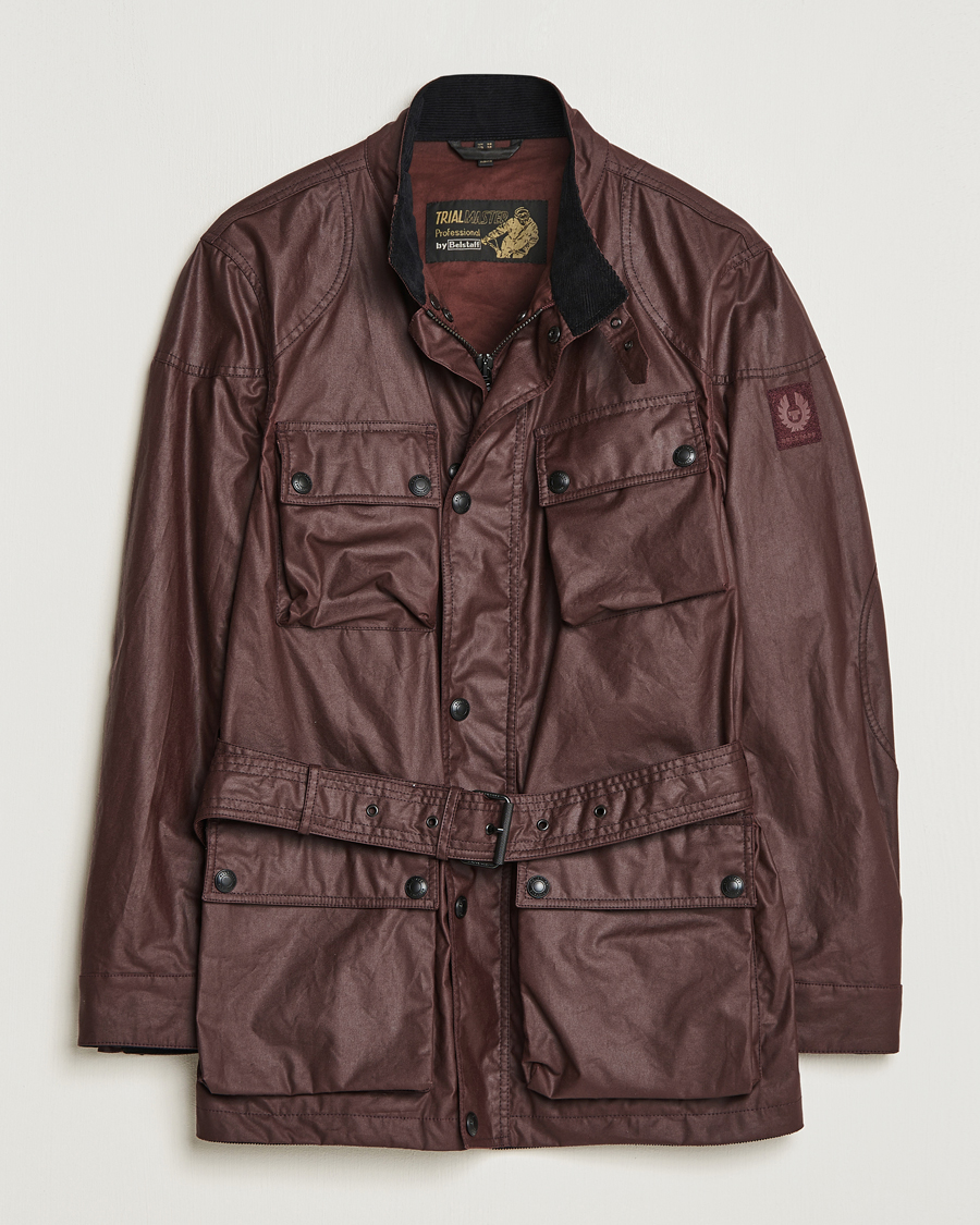 Hombres | Abrigos y chaquetas | Belstaff | Trialmaster Waxed Mc Jacket Redwood