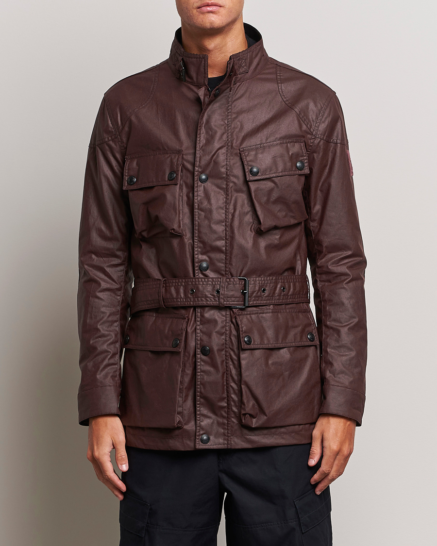 Hombres | Abrigos y chaquetas | Belstaff | Trialmaster Waxed Mc Jacket Redwood