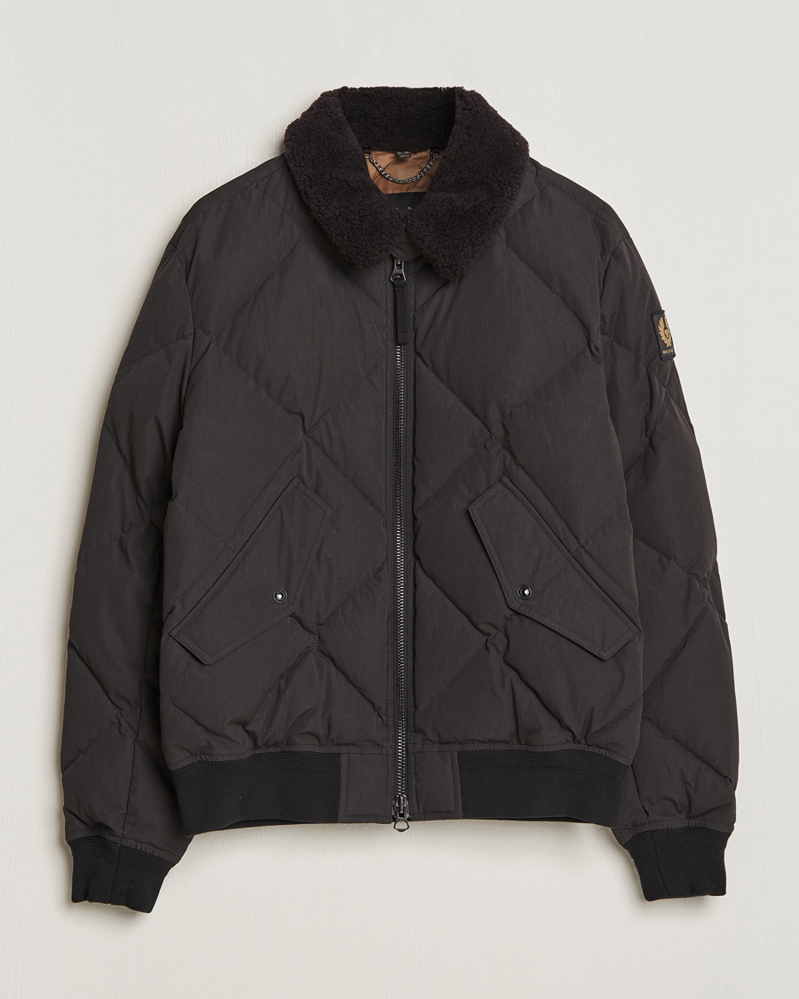 Hombres | Abrigos y chaquetas | Belstaff | Hawkridge Padded Sherling Jacket Black